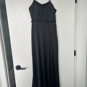 Black bridesmaid dress